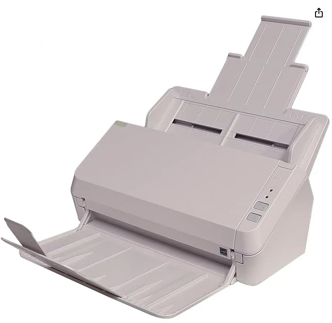 Fujitsu ScanZen Eko Plus Color Duplex Document Scanner Auto Feed FULLY TESTED