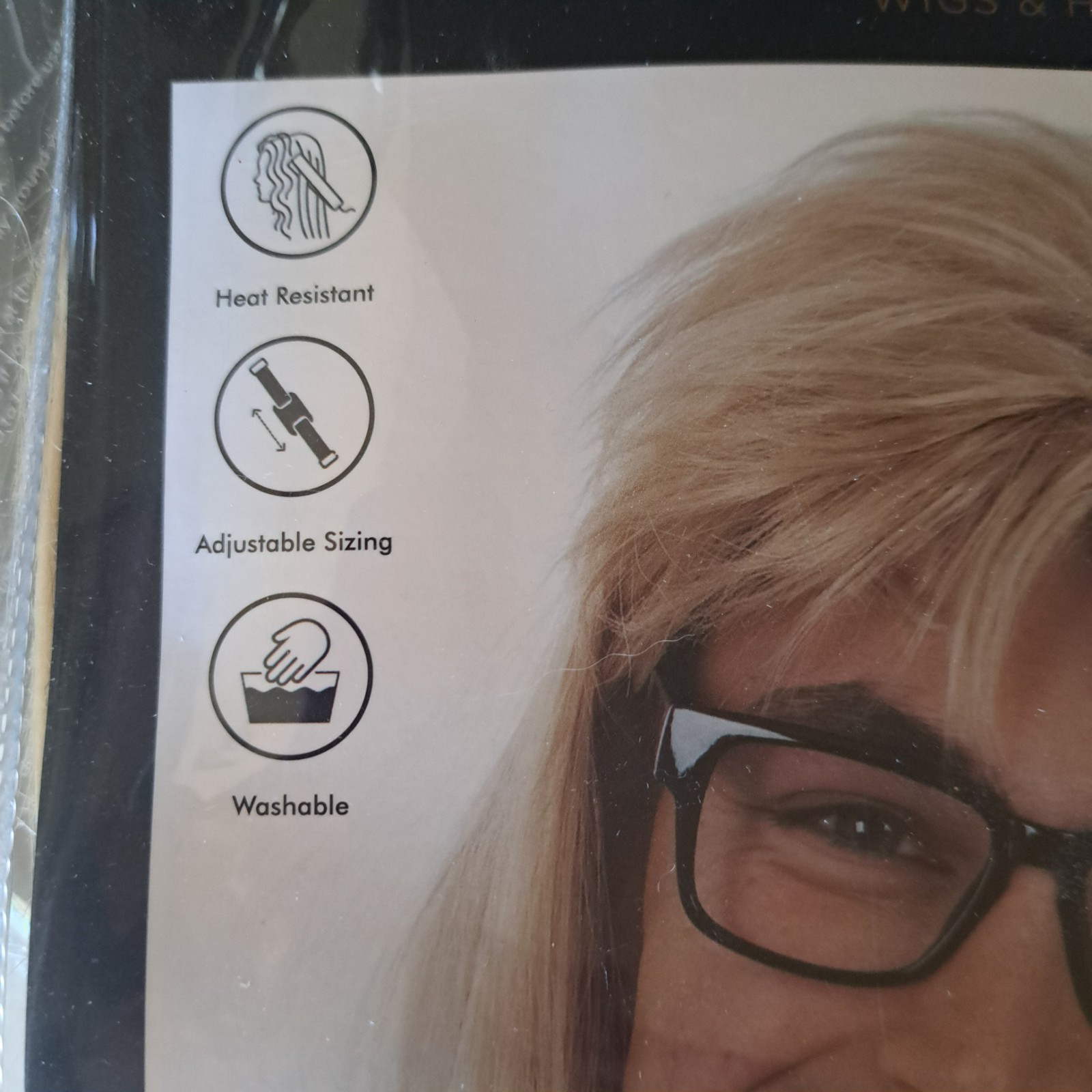 Waynes World Duo Wig Costume Garth & Wayne Cosplay NWT