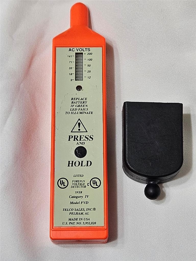 Telco Model FVD Foreign Voltage Detector 3NXR Category IV FVD