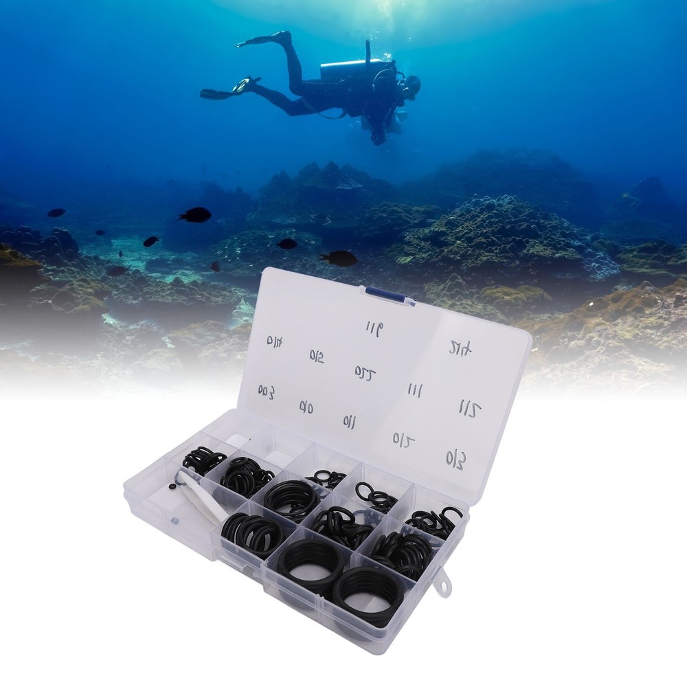 170pcs Diving O Rings Effective Sealing Practical Scuba O Kit For Diving Eˇ