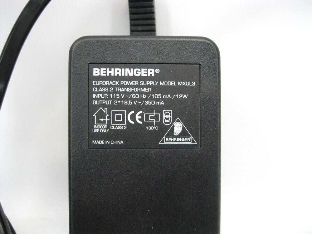 New Behringer MXUL3 Eurorack Power Supply