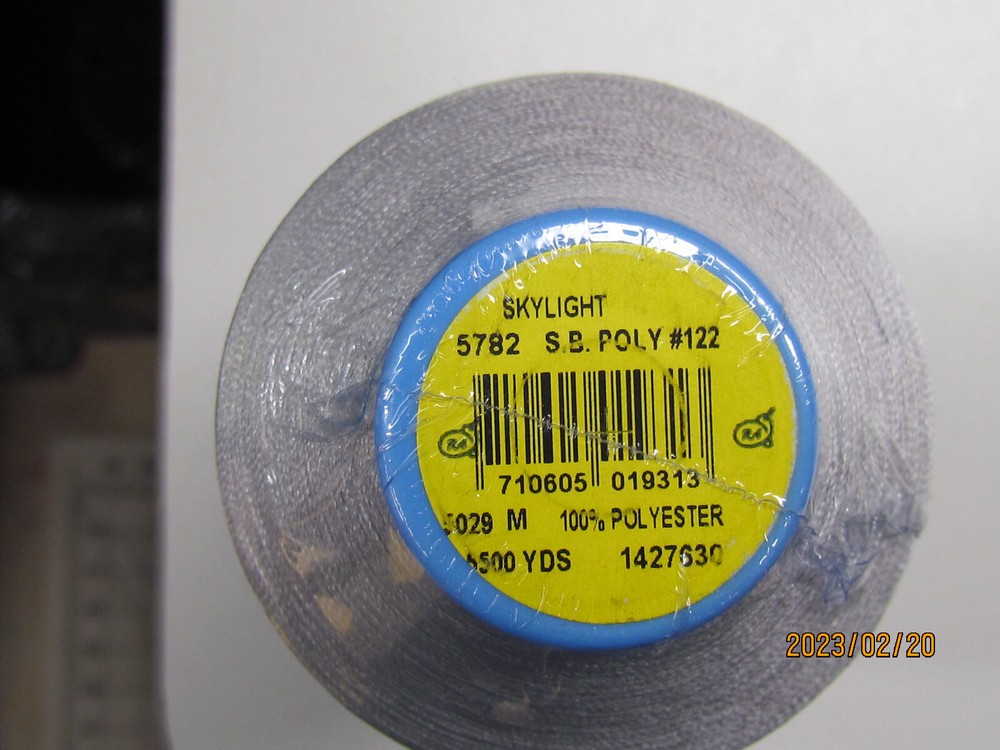 A&E Robison Anton Embroidery Thread 122 SB POLY, 5500 yards  SKYLIGHT 5782