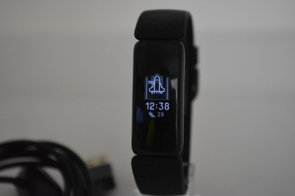 Fitbit Inspire 2 Activity Tracker FB418 - Black S/P with Charger Bundle