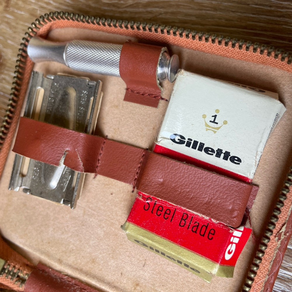 Gillette Vintage Razor Shave Travel Kit