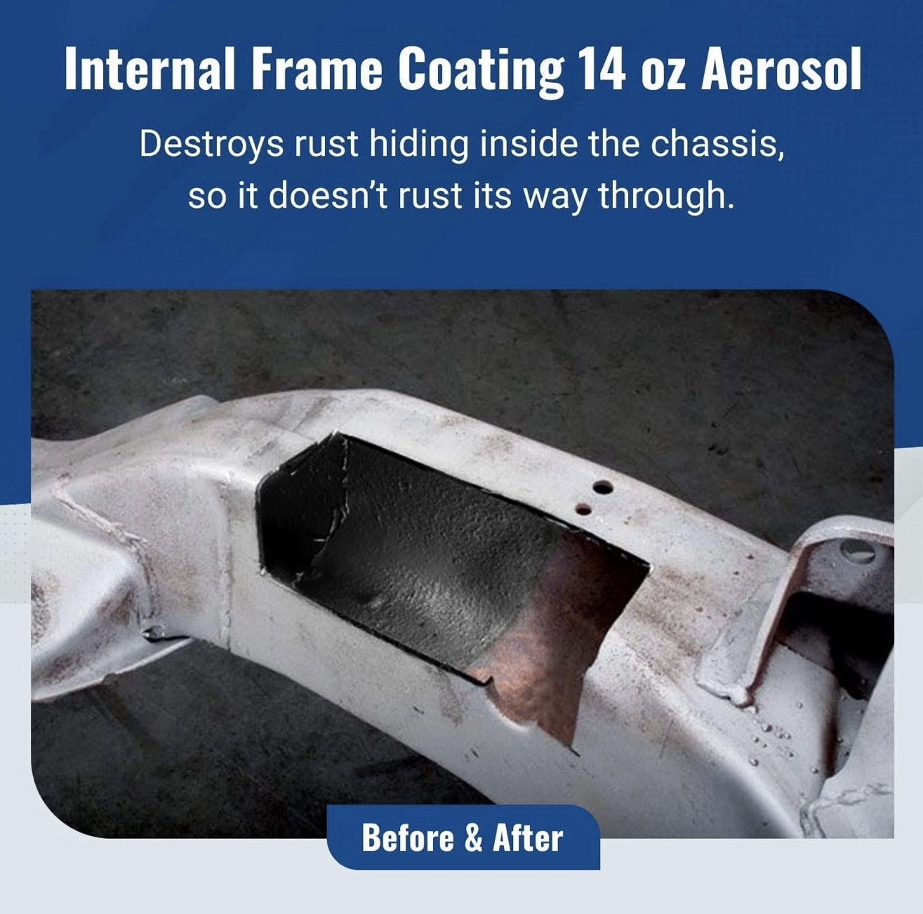 Eastwood Black Internal Frame Coating Aerosol (2 Pack)