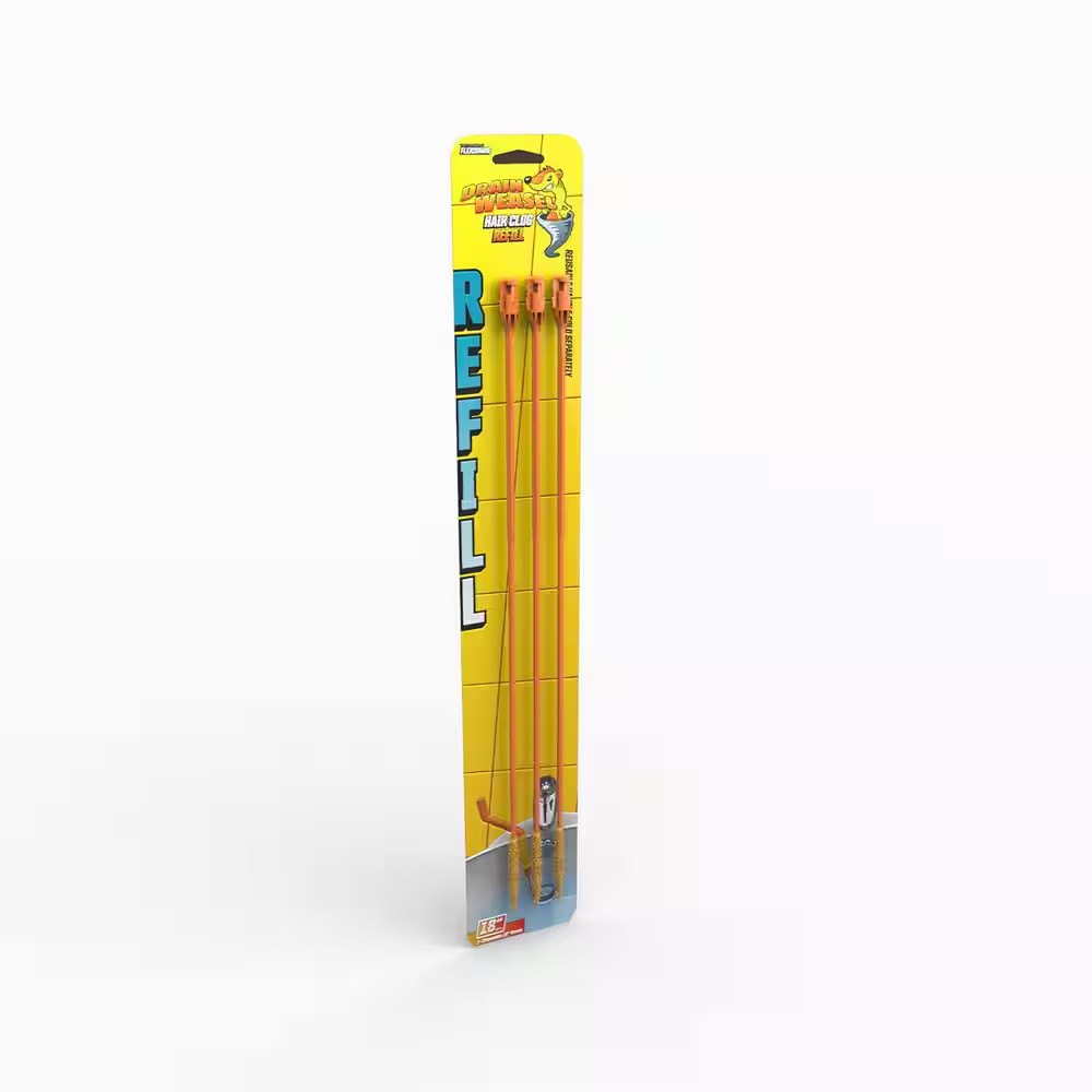 3-Pack Refill for Drain Cleaning
