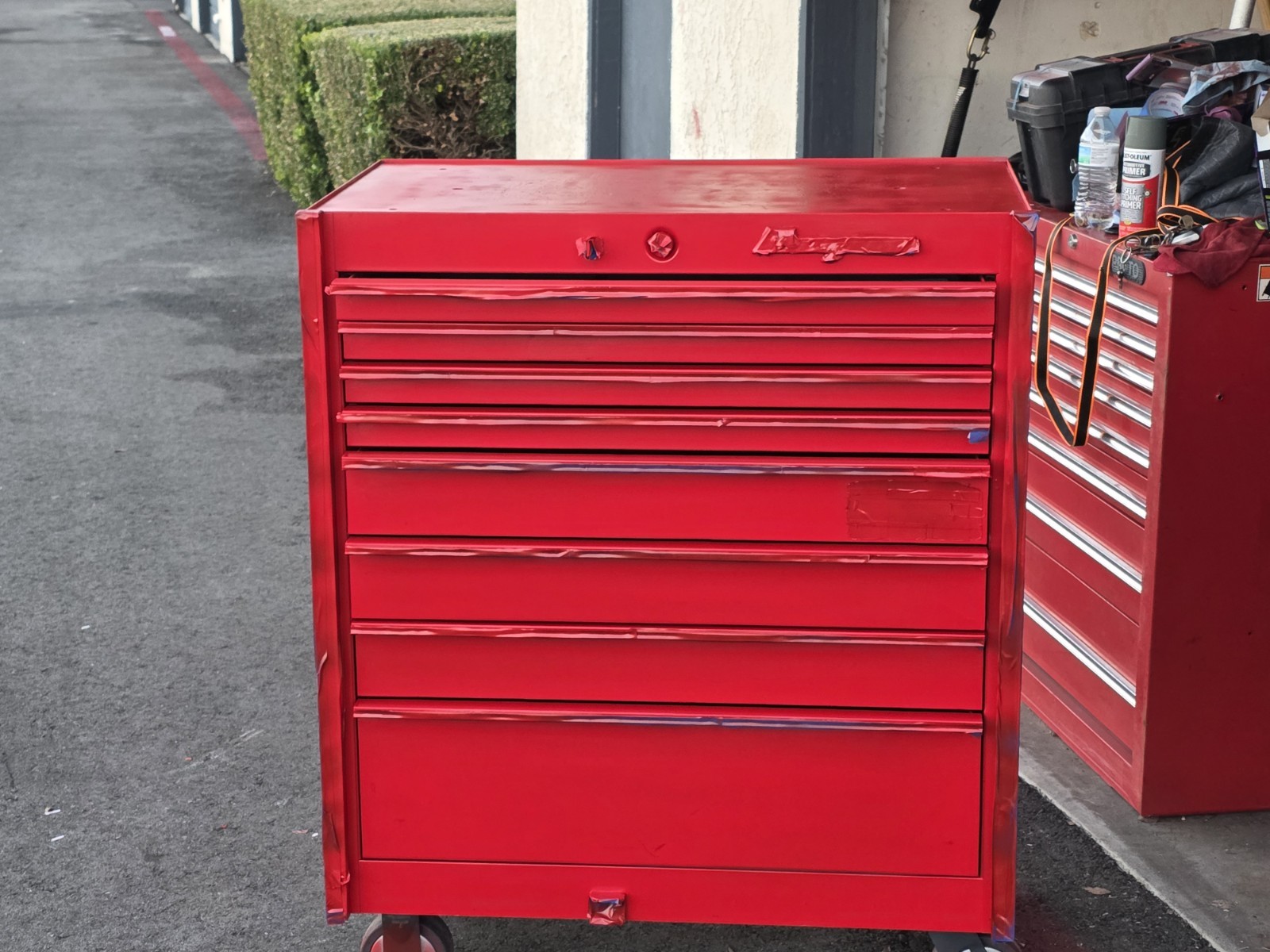 Snap-on Kr657 Tool Chest, Red With Original Lock & Key Good Shape
