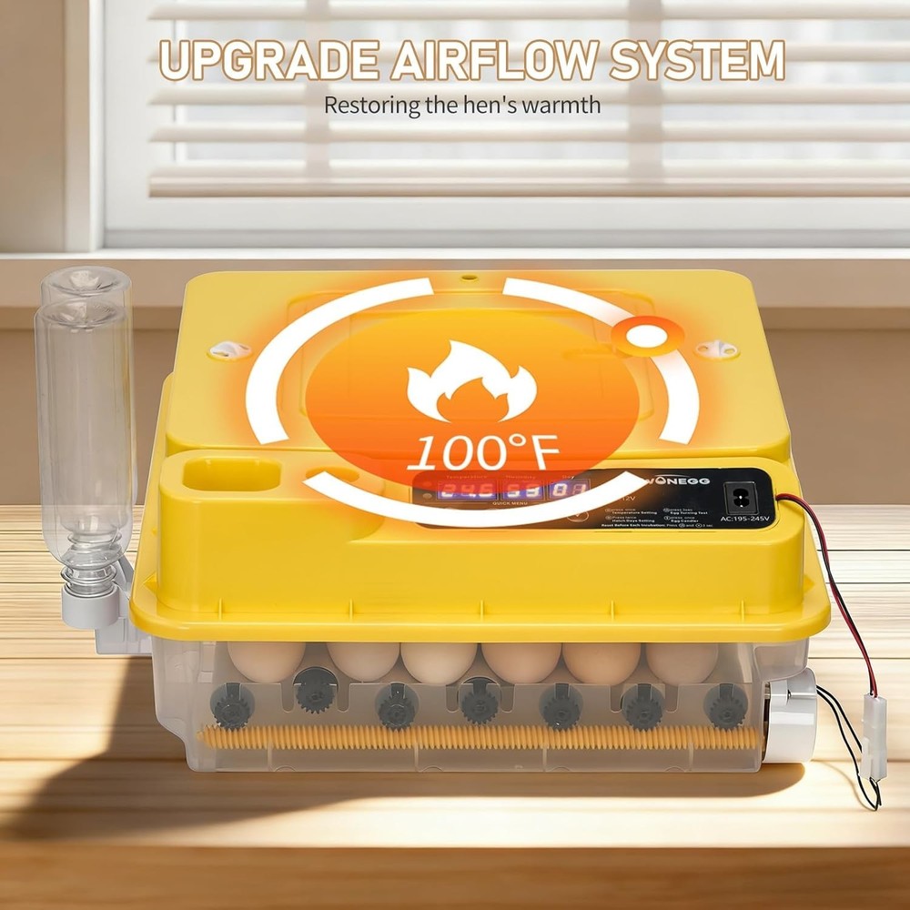 Incubators for Hatching Eggs, Egg Incubator with Automatic Egg Turning and Humid