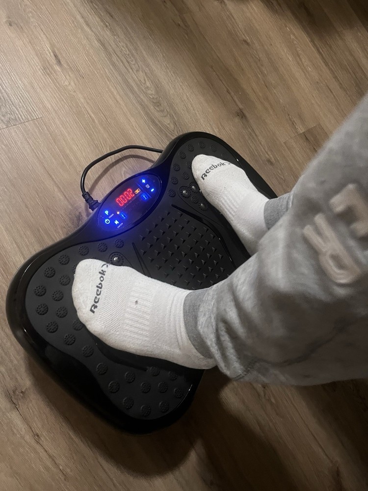 Black Vibration Platform Machine with LED Display
