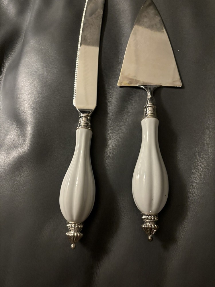 Bridal Cake Knife And Server Set