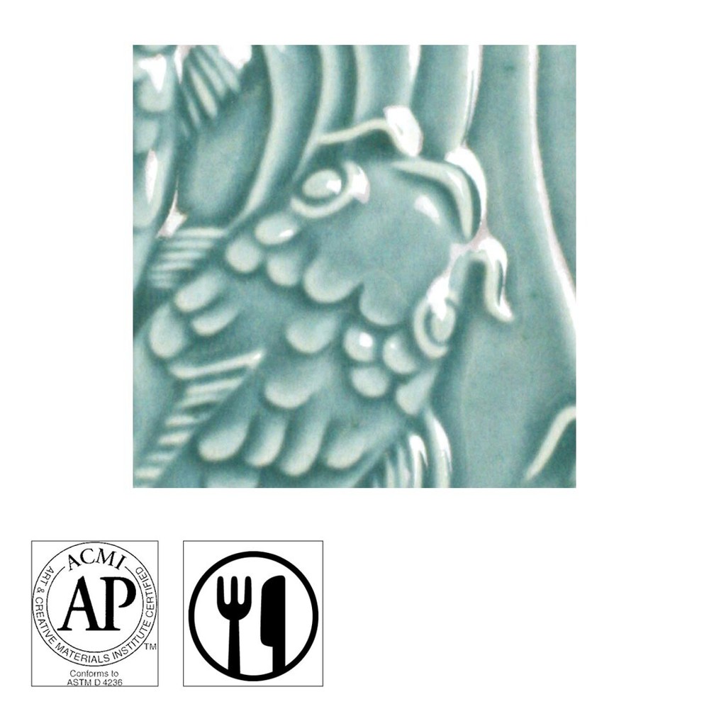 AMACO Gloss Glaze Turquoise Green