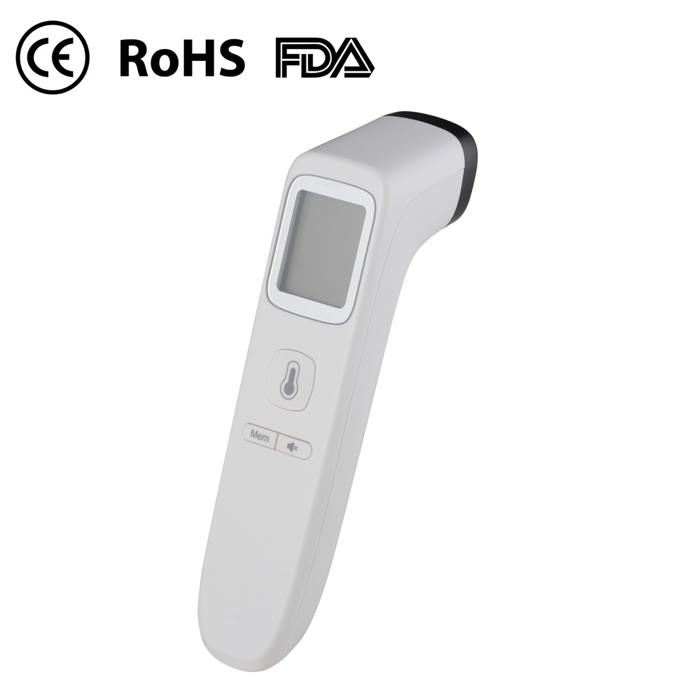 4 Pack No Contact Digital Infrared Thermometer Gun Battery Body Memory Function