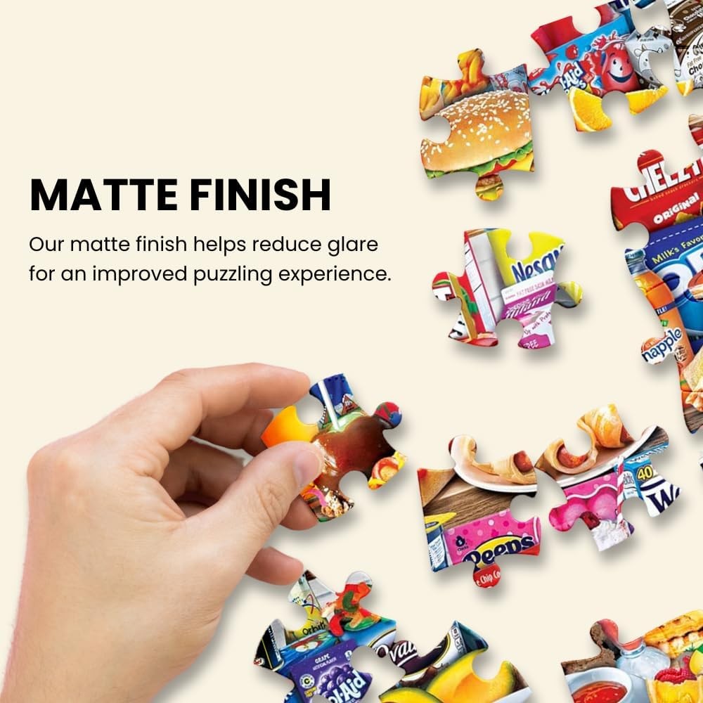 Masterpieces 1000 Piece Flashbacks Breakfast Eats Jigsaw Puzzle, Kids & Adults