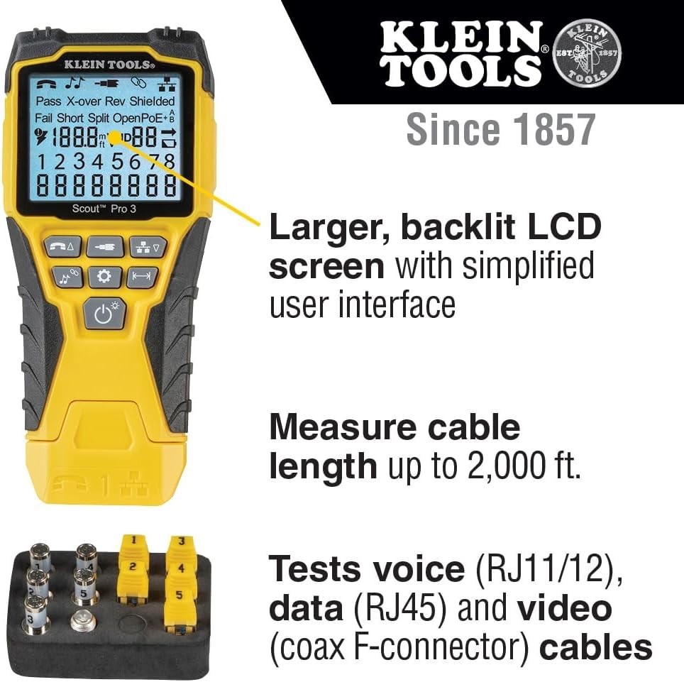 Robust Cable Tester for Ethernet and Coax with Comprehensive Fault Detection