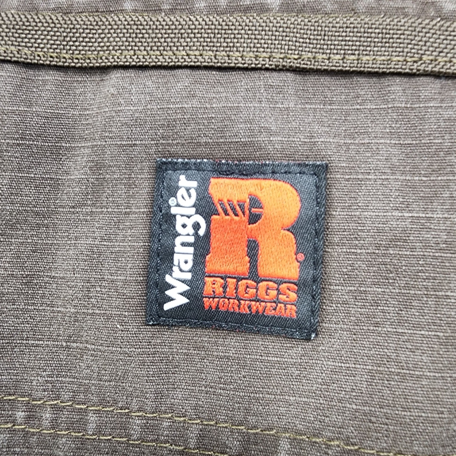 Vintage Wrangler Pants Mens 38x32 Brown Carpenter Double Knee Riggs Workwear