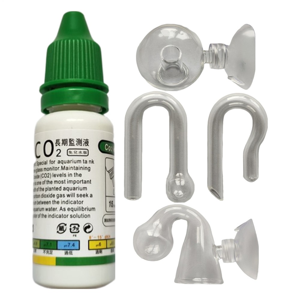 Aquatics Co2 Drop Checker Solution Fish Tank Test CO2 Kit Aquatic Co2 Checker
