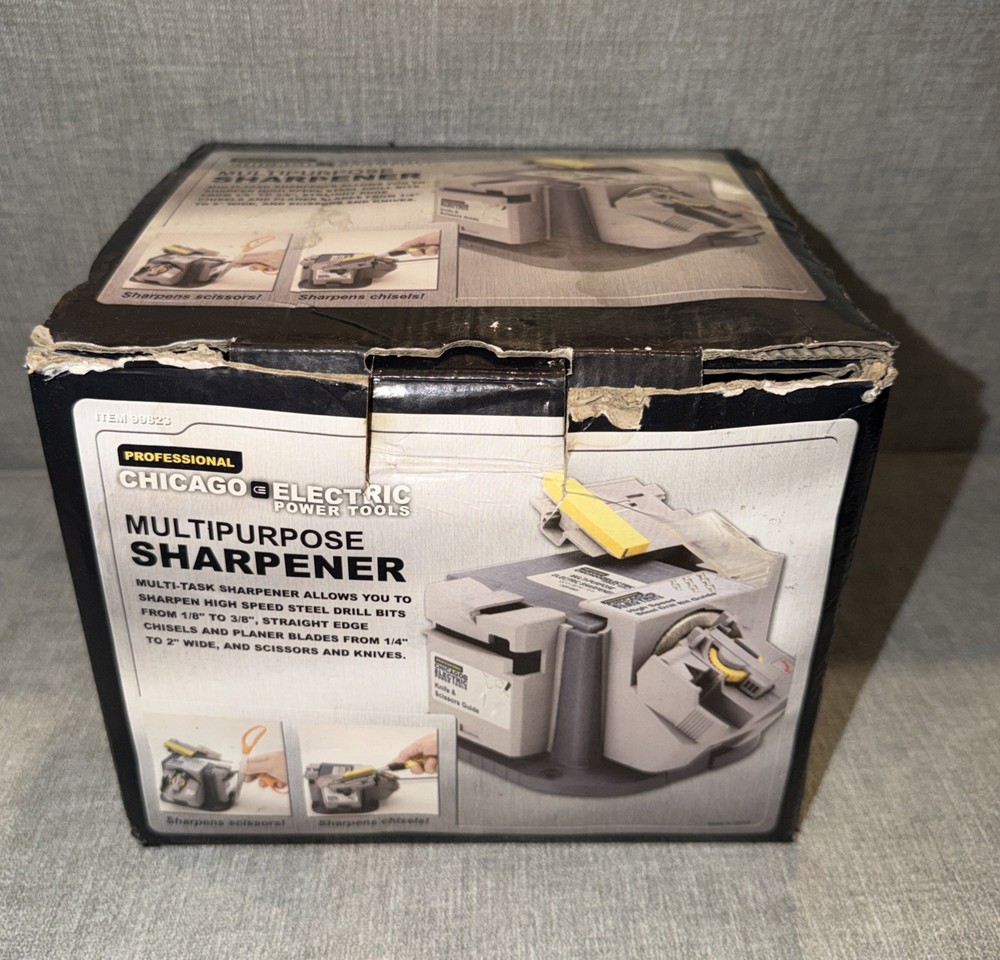 Chicago Electric Multi-Purpose Blade, Knife, Bit Sharpener Professional 99823