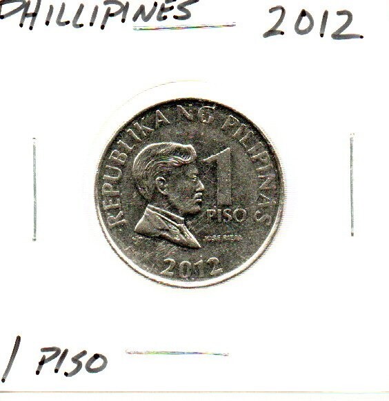 PHILIPPINES   1 Piso Coin 2012-KM#269 - as pictured
