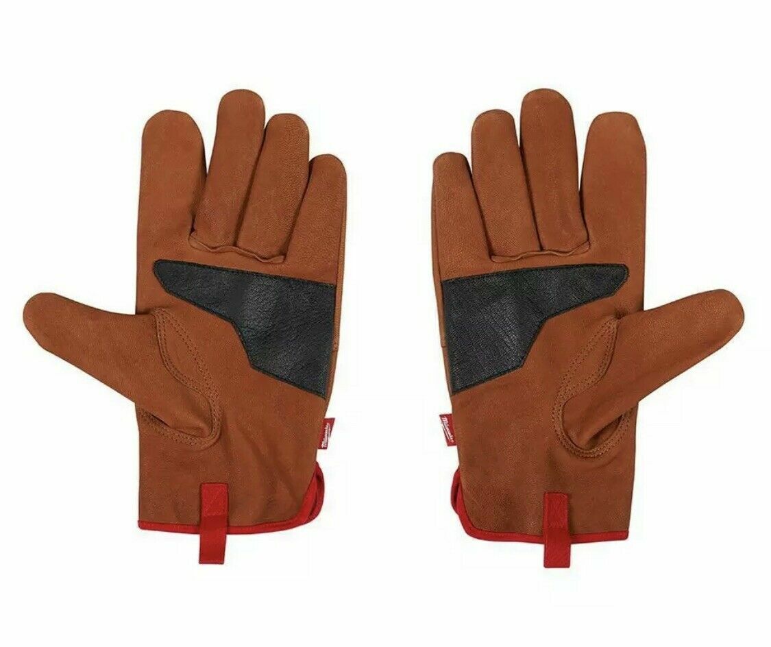 Milwaukee 48-73-0013 Goatskin Leather Gloves X-Large 9" SMARTSWIPE™ Knuckle