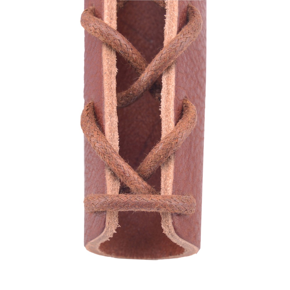 Durable Cowhide Leather Axe Handle Guard Collar Double Bit Axe Protector Cover