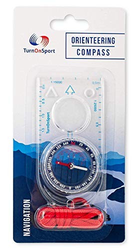 Orienteering Compass - Hiking Backpacking Compass | Advanced Scout Compass