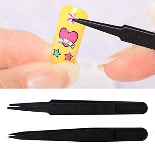 7pcs Precision Anti-static Tweezers, Marrywindix Plastic