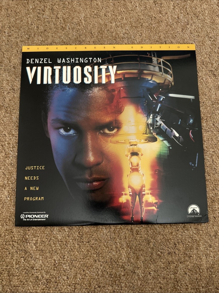 Virtuosity Denzel Washington Laserdisc Widescreen Edition NTSC