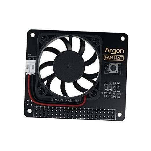 Argon Fan HAT for Raspberry Pi 4 Model B and Raspberry Pi 3 Model B | 40mm