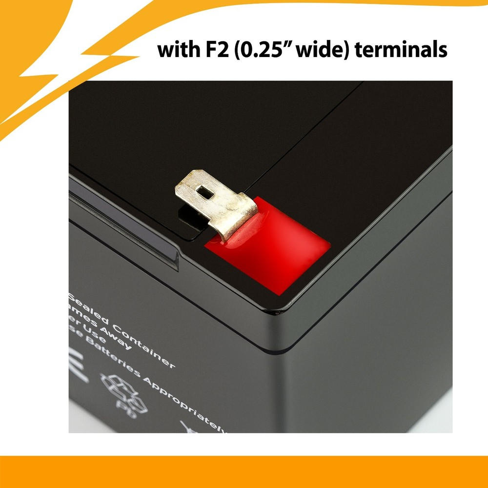 12V 8AH Replacement for APC Back-UPS ES 500 Battery