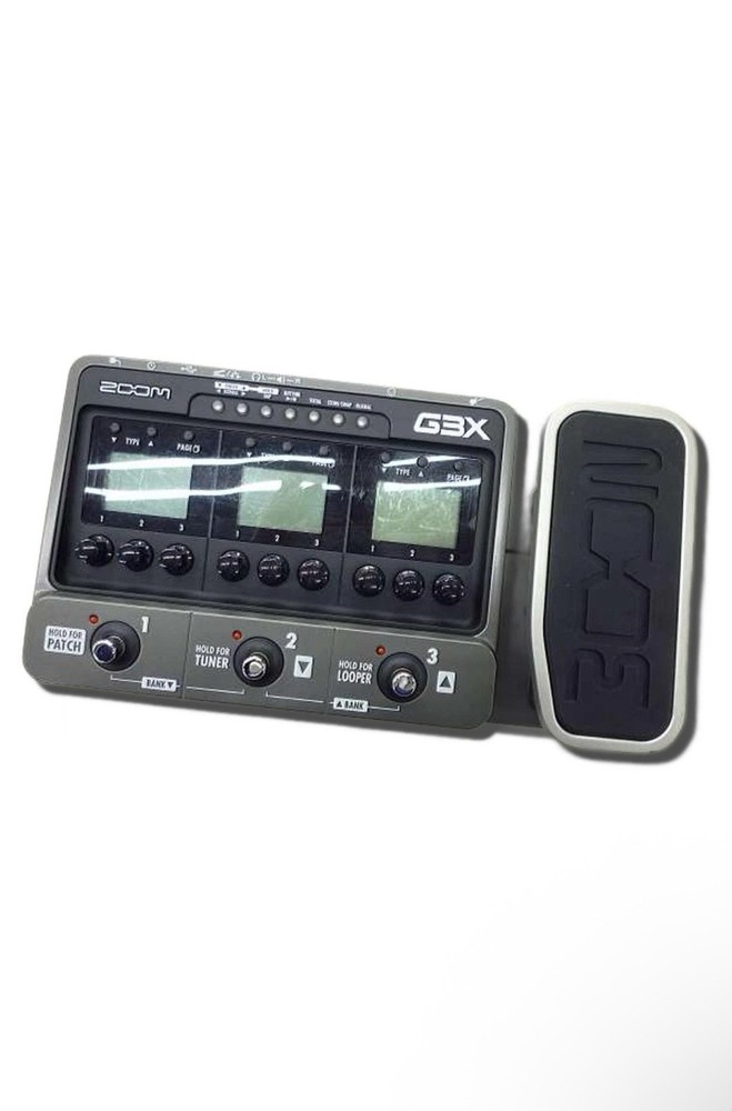 Zoom G3X Multi-Effects Processor Looper Tuner Expression Pedal Guitar