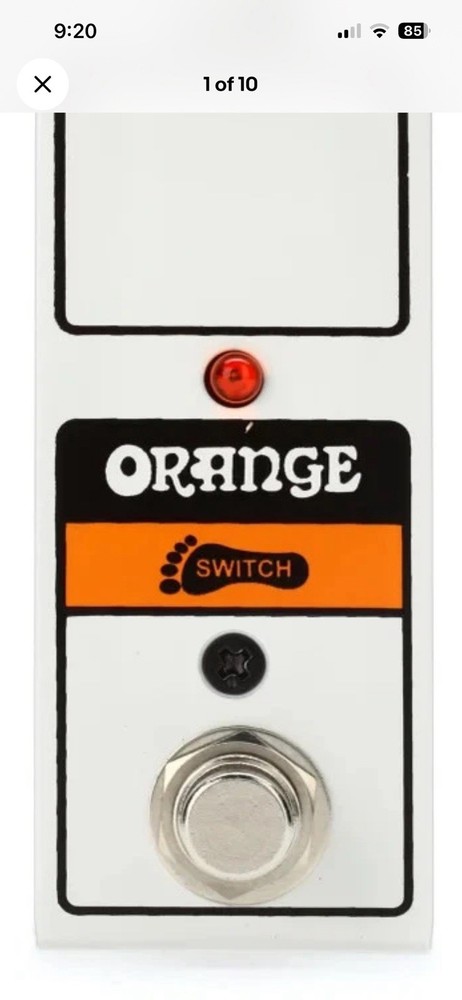 Orange FS-1 Single Button Footswitch - Mini