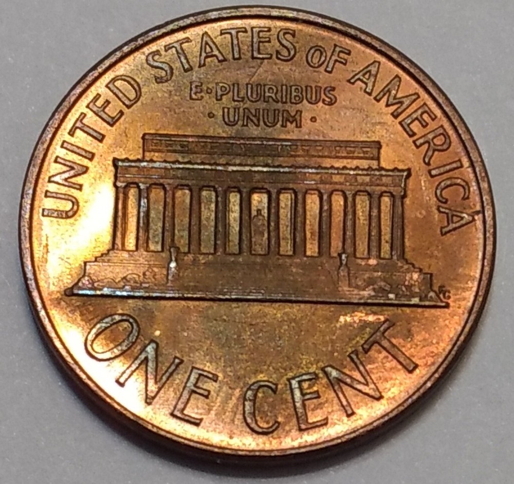 1968-S Mint State Lincoln Cent ~ RB ~ Toned