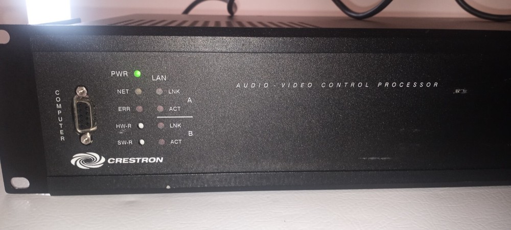 RACK MOUNT CRESTRON AV2 AUDIO CONTROL PROCESSOR, USA; FOR HOME OR OFFICE, GREAT!