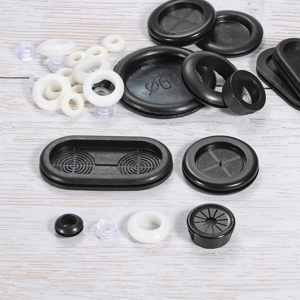 Cable Snap Bushing Snap in Cable Hose Bushing Plastic 10mm 50Pcs