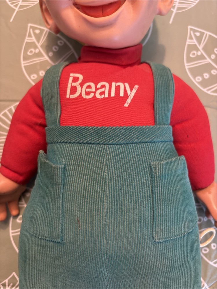Vintage 1949 Mattel Beany & Cecil Pull String Talking Doll Toy Propeller WORKS!