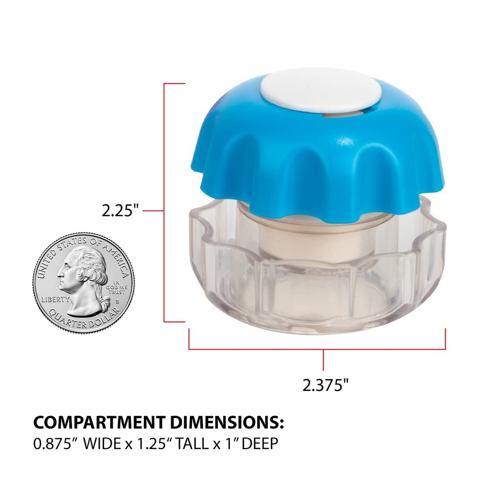 EZY DOSE Crush Pill, Vitamins, Tablets, Crusher and Grinder with Storage Comp...