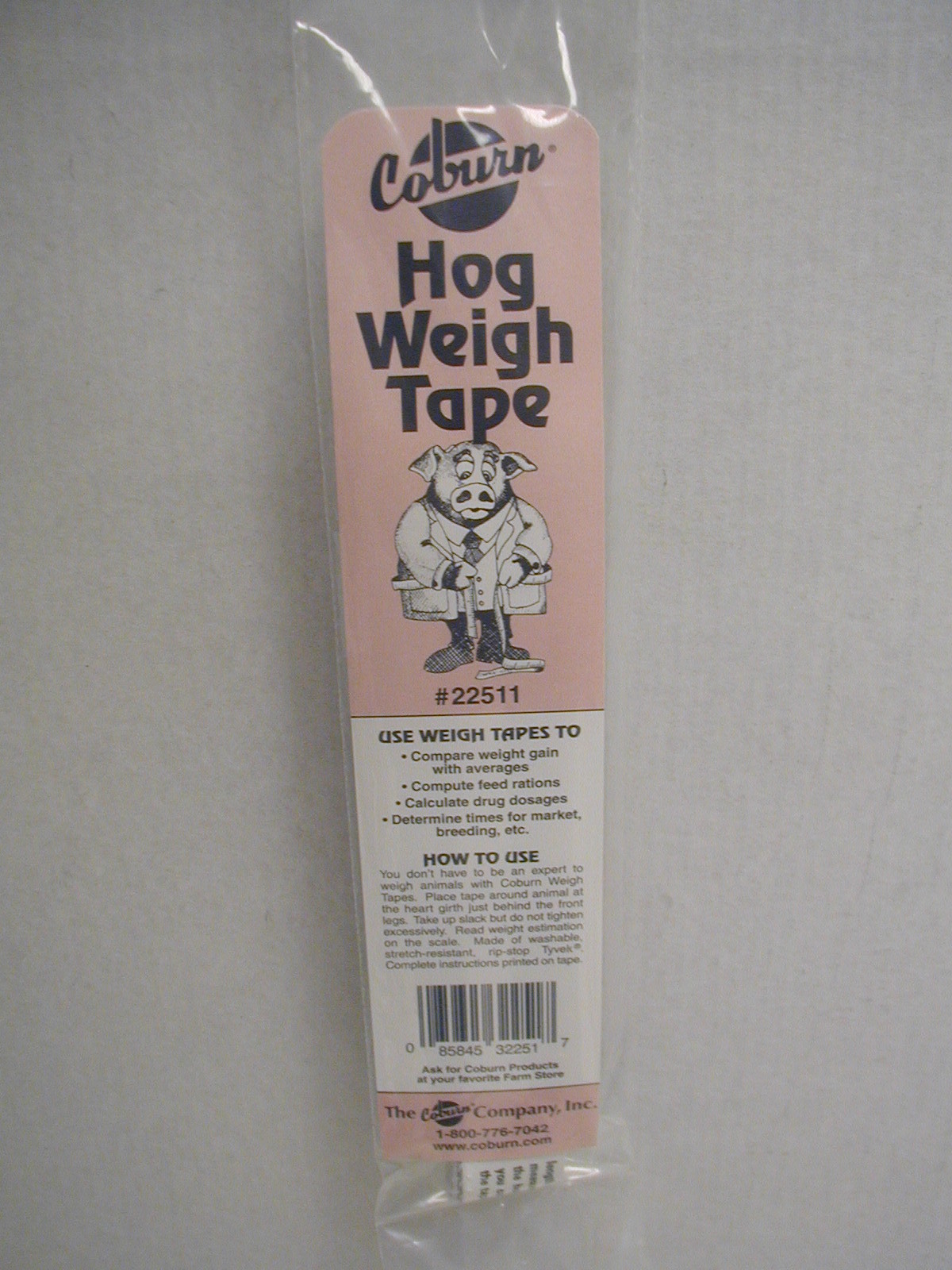 Hog Weigh Tape