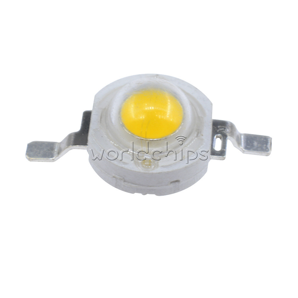 100PCS 1W Warm White SMD LED Beads 100-110LM