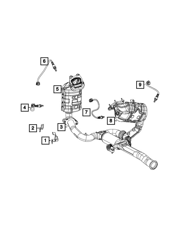 Genuine Mopar Oxygen Sensor 05149171AB