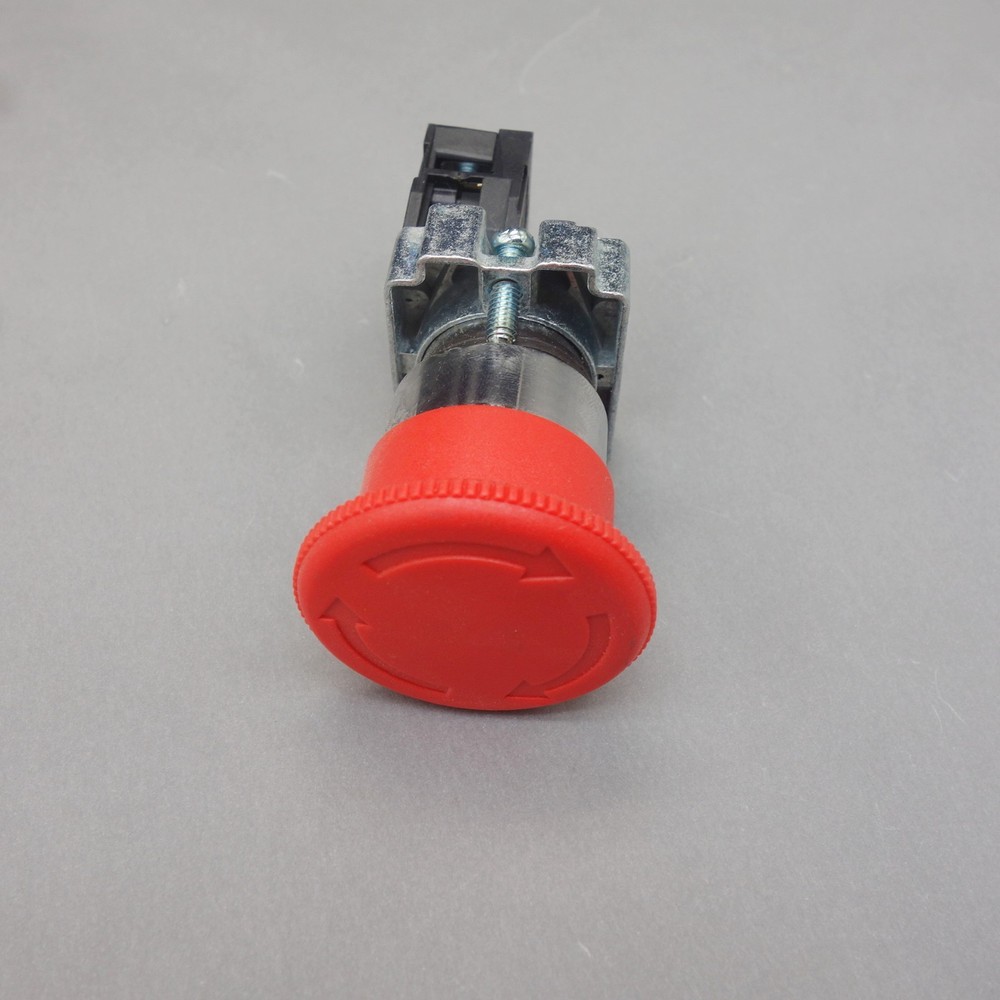 5PCS Twist Release Emergency Stop  Mushroom Push Button Switch Fits XB2BS542