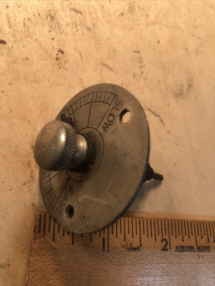 Vintage W.W. Kimball PHONOGRAPH Deck Speed Control