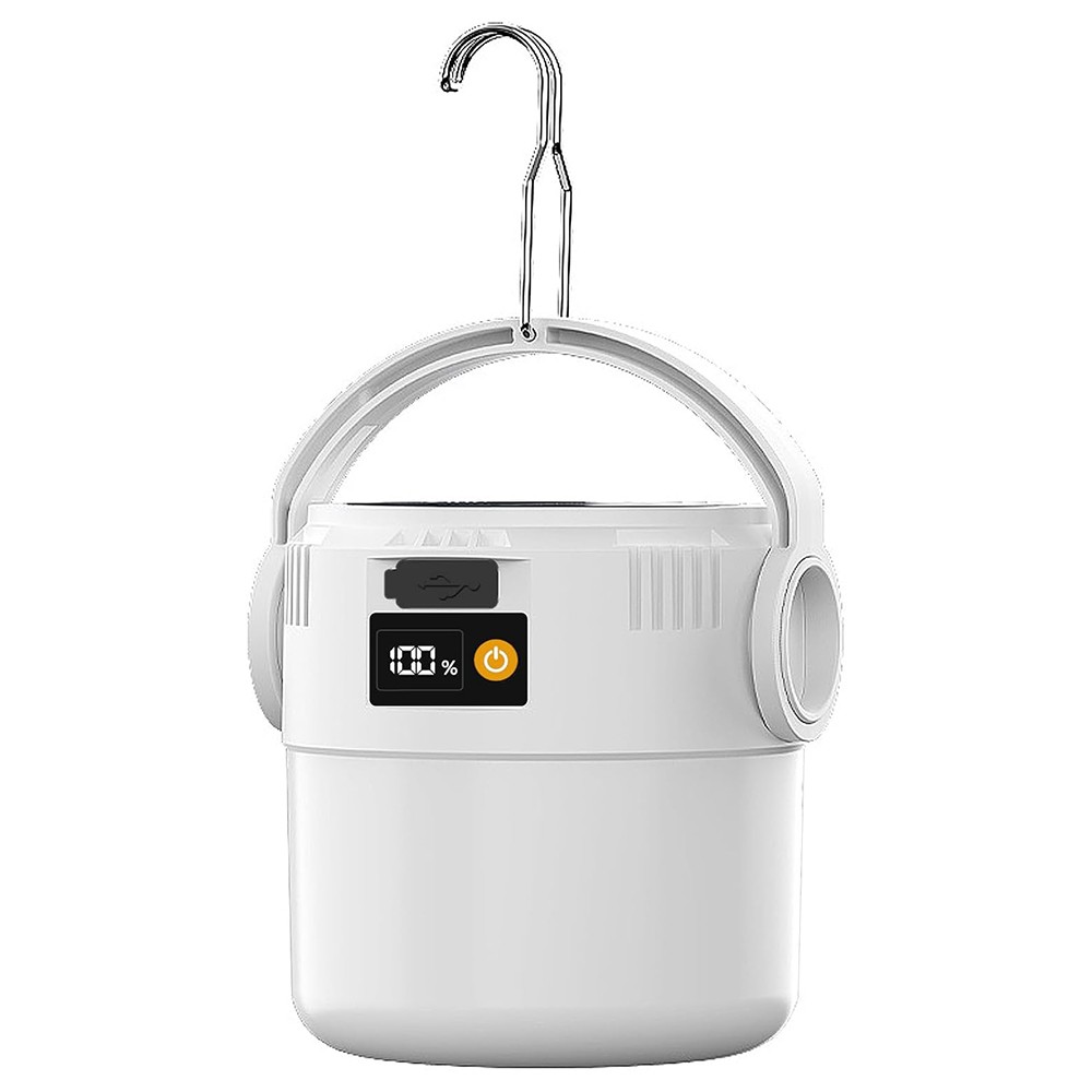Solar Portable Rechargeable LED Camping Lantern Flashlight Lamp USB Rechargeable
