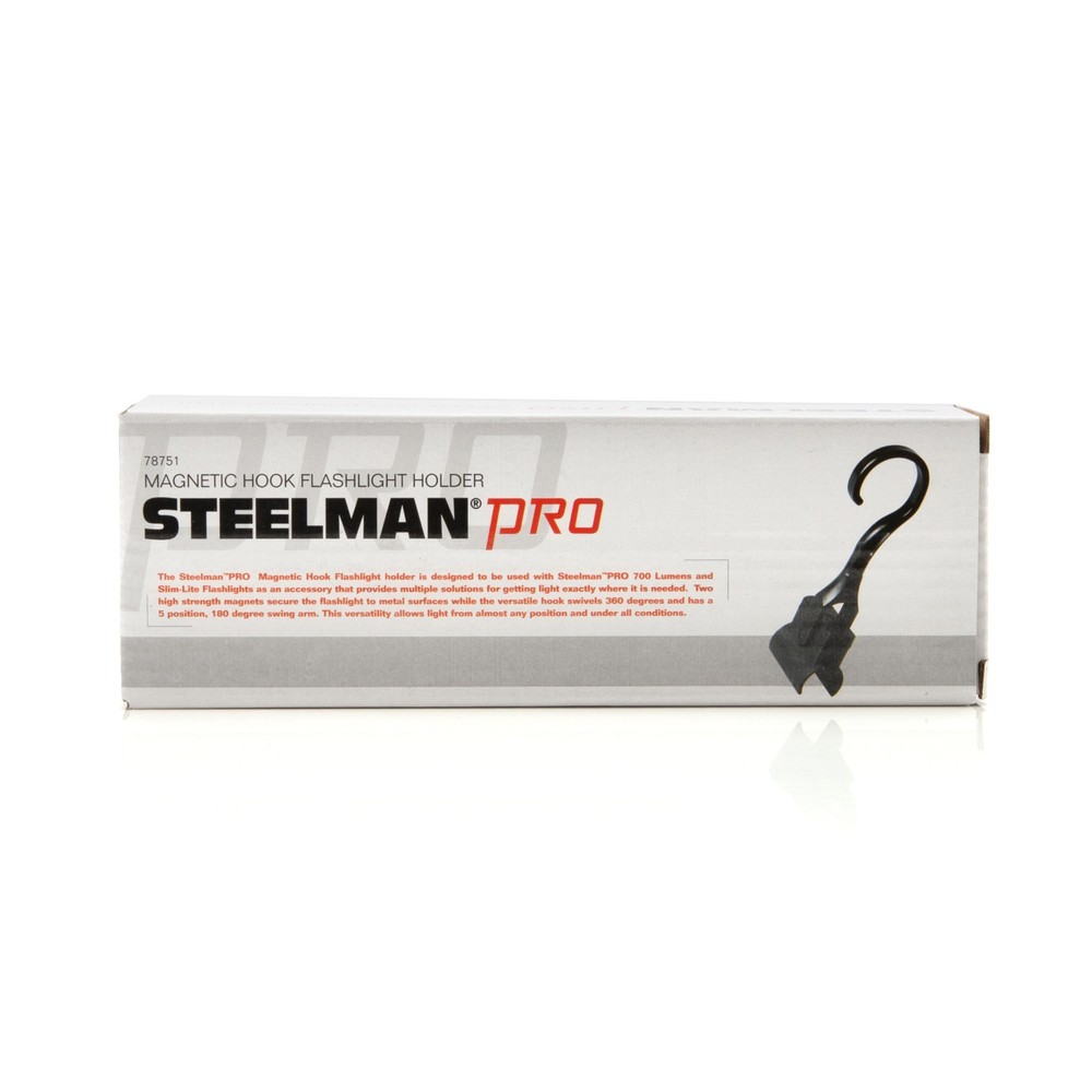 Steelman Pro Magnetic Hook Flashlight Holder 78751