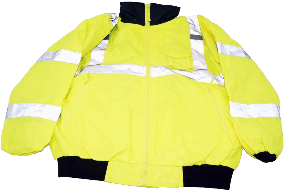 PIP 333-1762-LY Yellow Class 3 Bomber Jacket Medium
