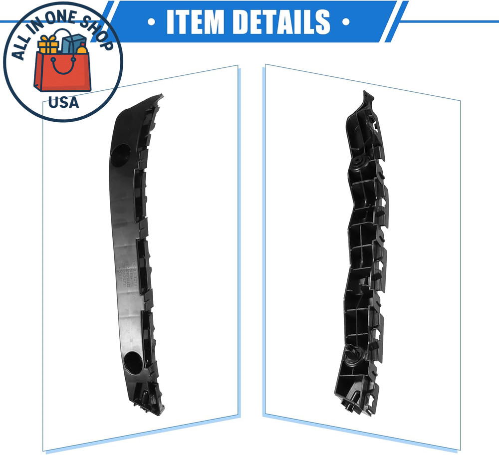Front Bumper Brackets Support Fender Cover Left Right Side Replacement