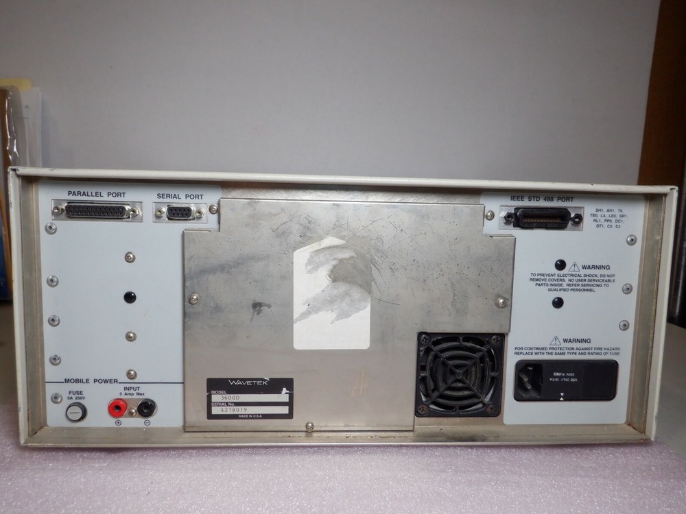 Wavetek Cellular Test System Model 3600D