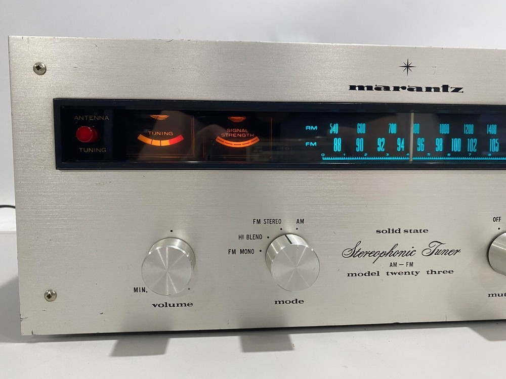 Vintage Marantz model Twenty Three Solid State AM/FM Tuner! Serviced!