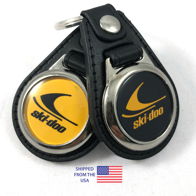 Keychain Fob Key Ring for Ski-Doo Keychain 2-Pack)