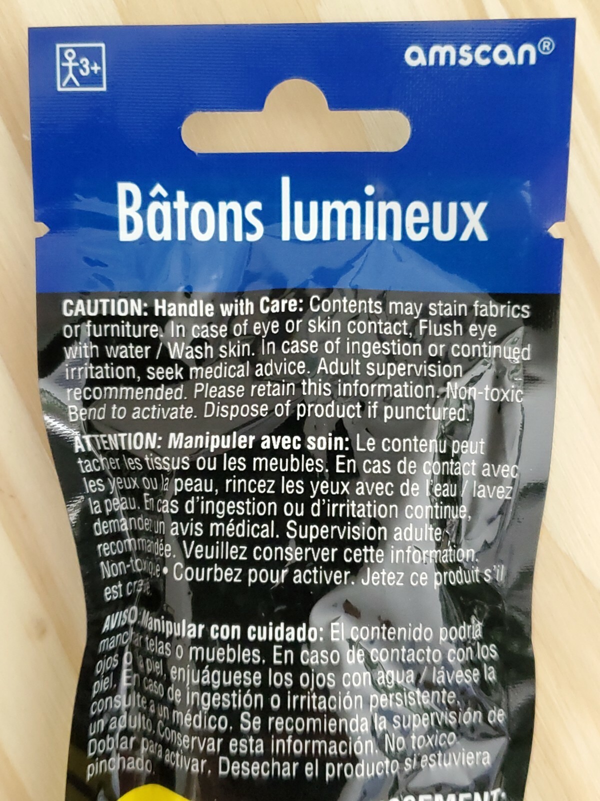 Glow Sticks 2 Pack Four Inches Blue