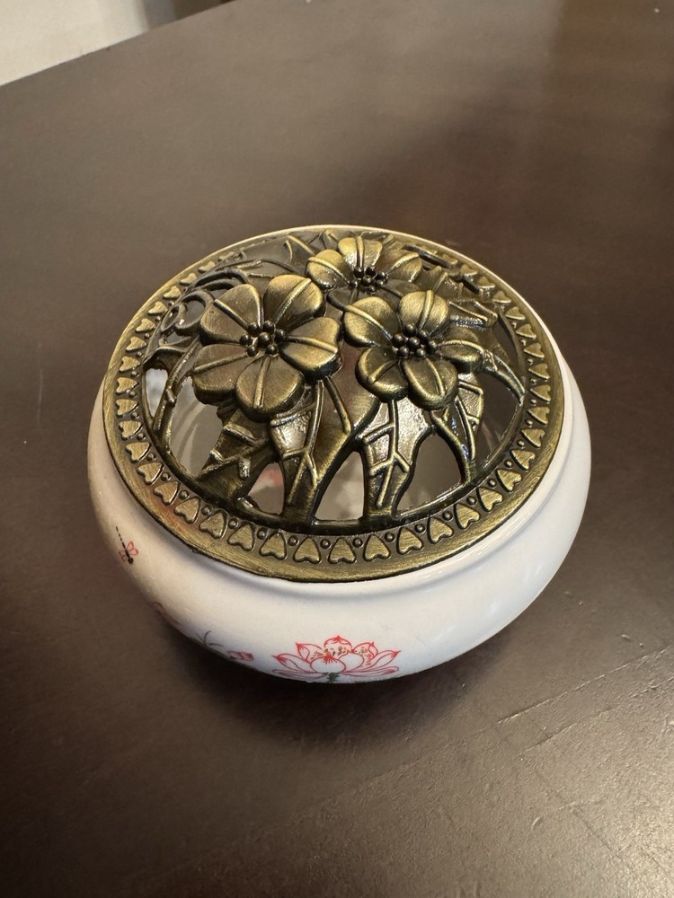 Incense Stick Holder Ceramic 1 Ct White